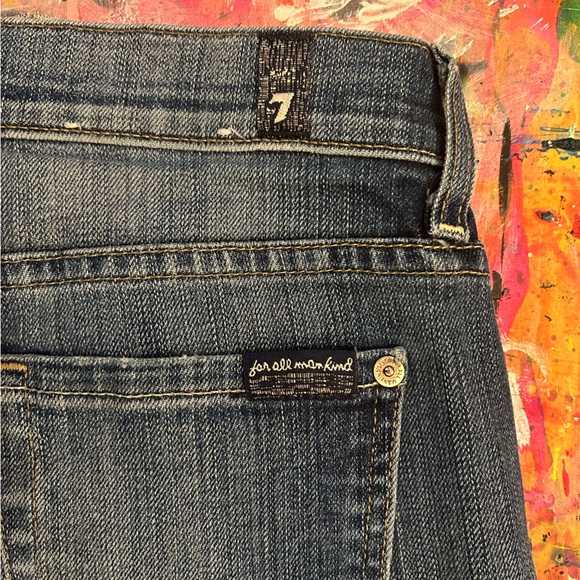 7 For all Mankind Mid-Rise Skinny Jeans - Size 26 - Picture 4 of 9